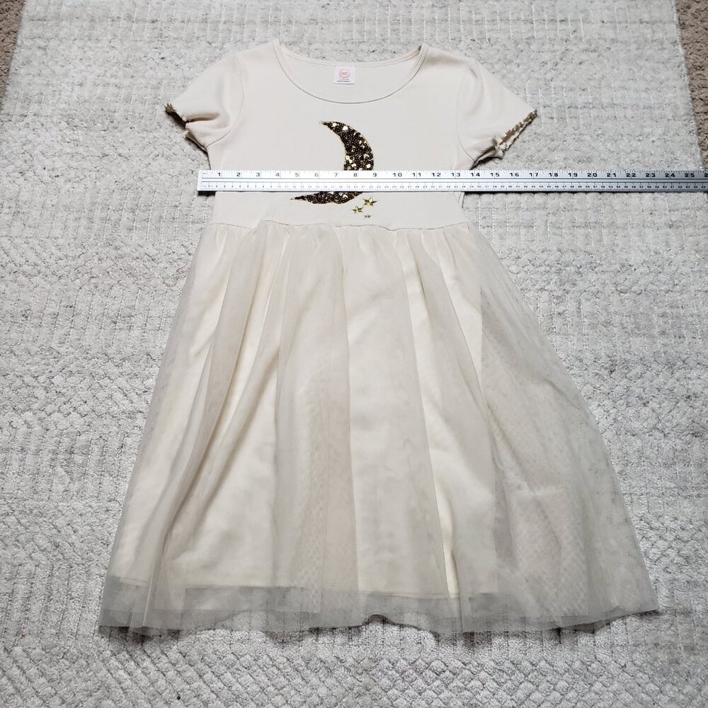 🌙 Wonder Nation Girls Moon Tutu Dress – Size L (10/12) - Picture 8 of 12